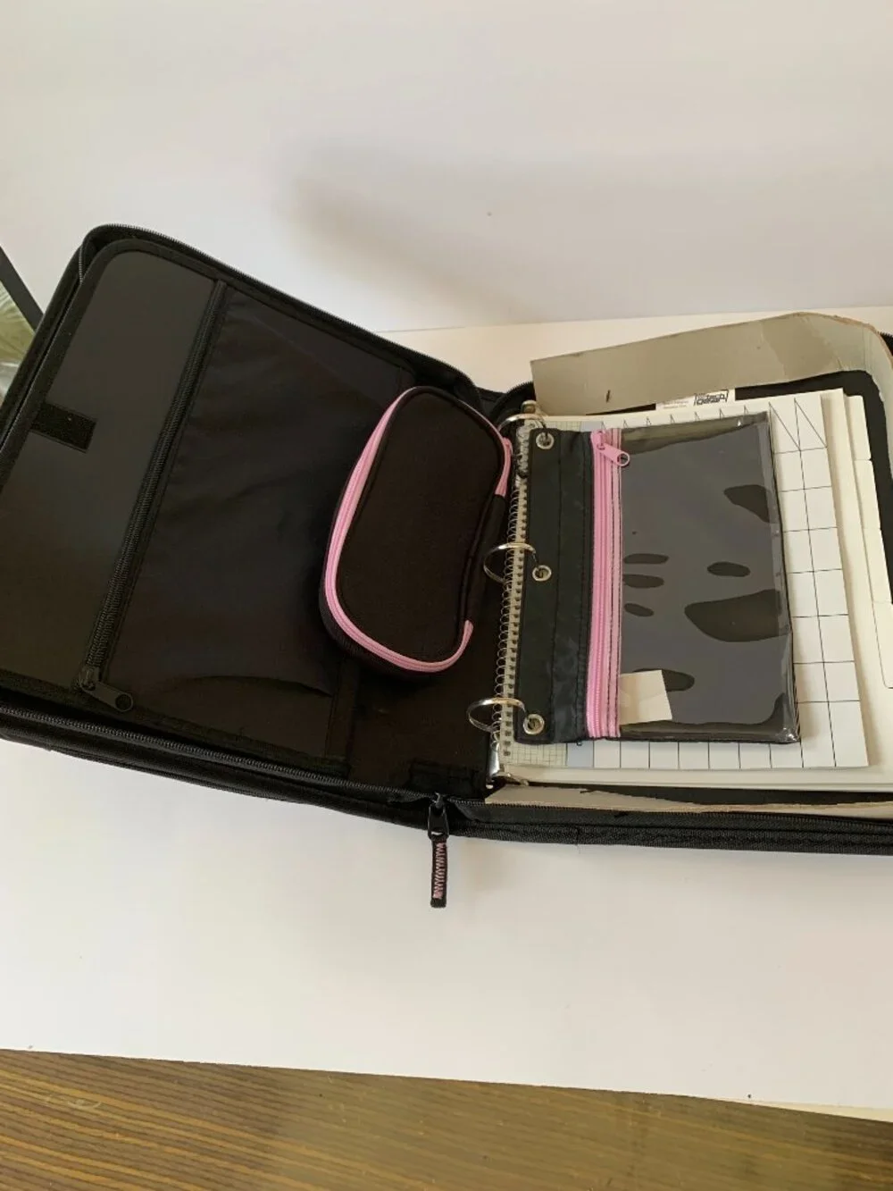TECH GEAR PEACE CAMO MEGA FILLED BINDER ORGANIZER BAG SCHOOL COLLEGE NEW